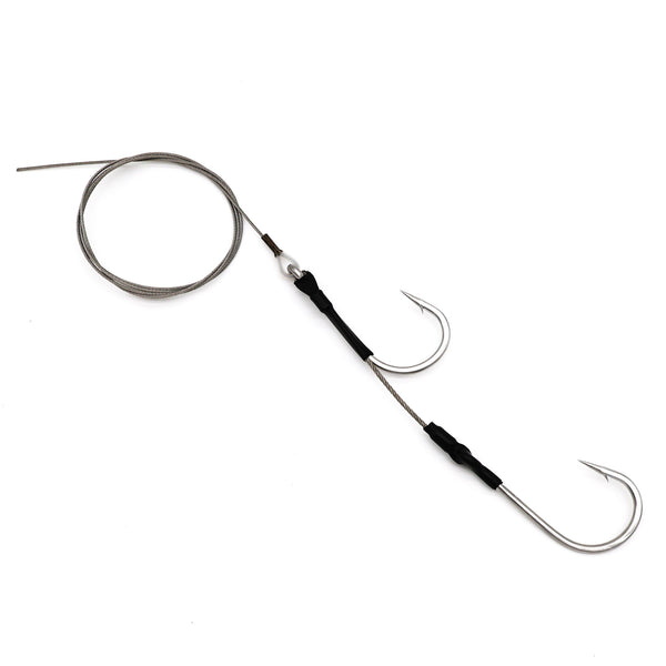 duel hooks fishing SANLIKE Hook Assist Hook Dual Metal Jig Tinsel Fishing SANLIKE STORE #4 /Distance Decoy V-F52 Double Hook -