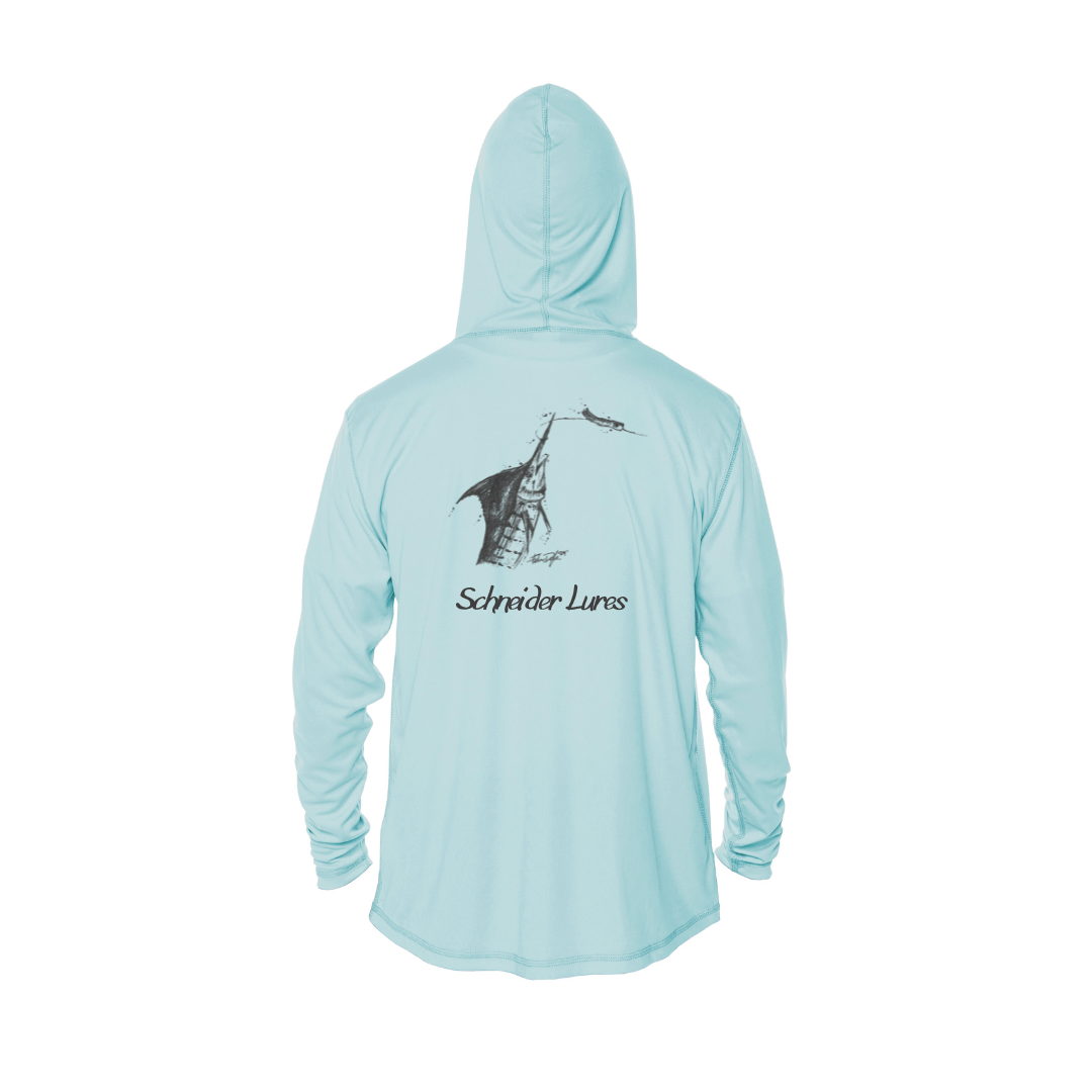 Marlin Long sleeve Hooded Shirt