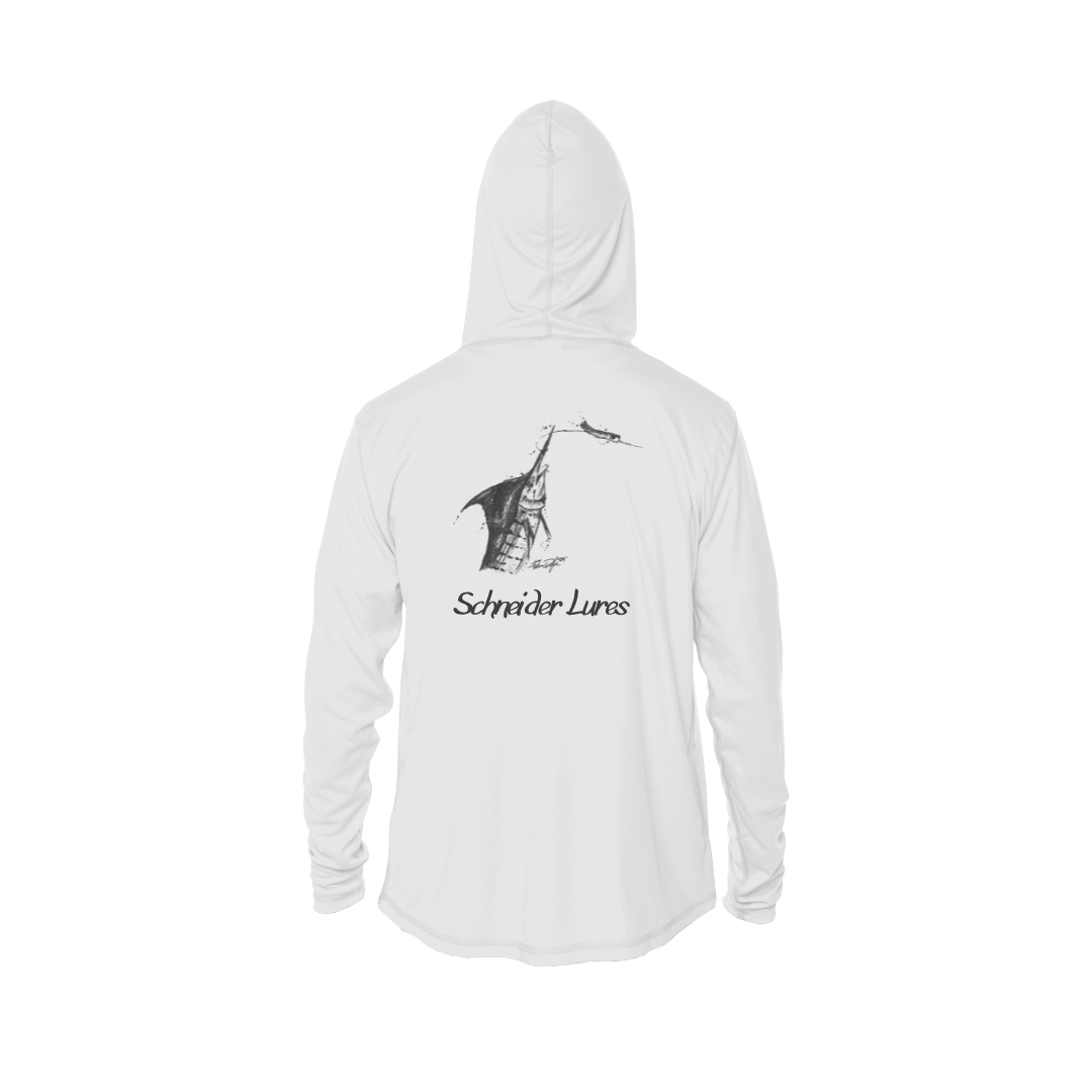 Marlin Long sleeve Hooded Shirt